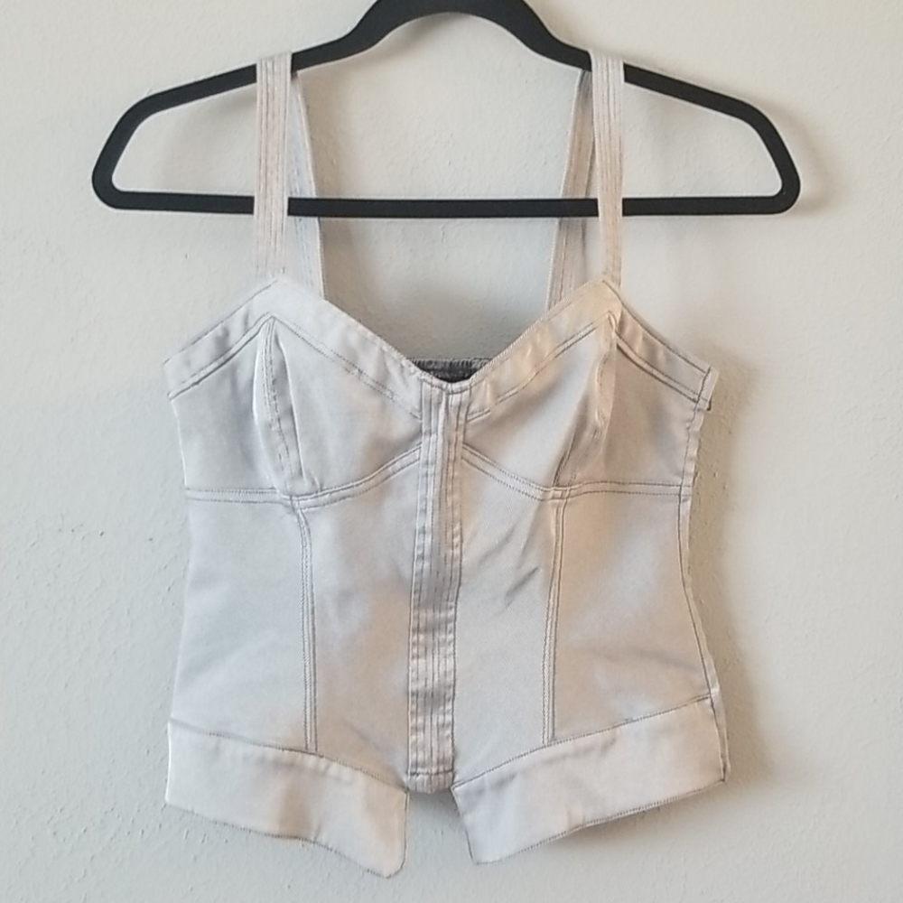 BCBG Girls Silver Corset